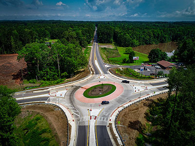 Juliette Roundabout Image of a roundabout