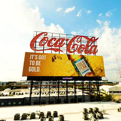 Image of the Coca-Cola sign in downtown Atlanta