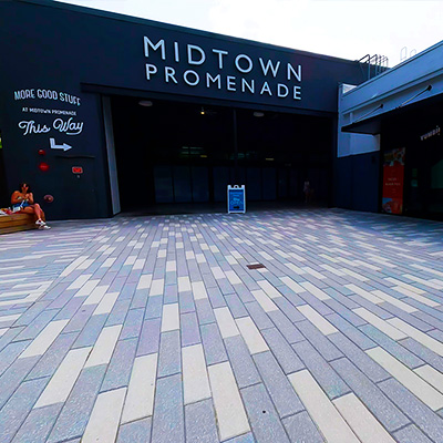 Image of the Midtown Promenade entrance