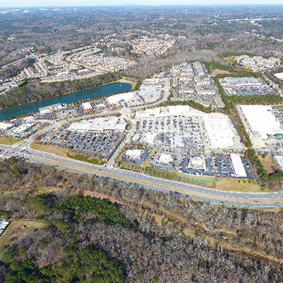 Aerial photo of College Park, GA